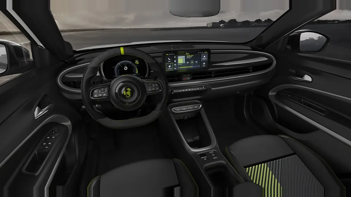 Abarth 600e Turismo en renting para particulares — Delantera
