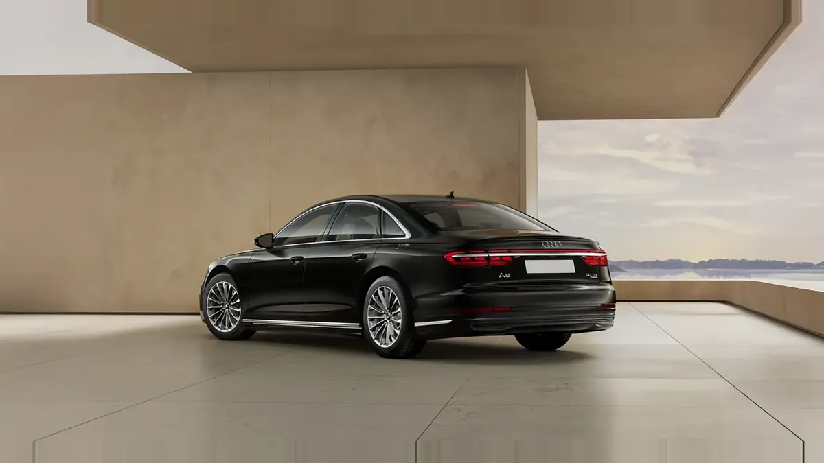 Audi A8 50 TDI 210kW (286CV) Quattro Tiptronic en renting para particulares — Trasera