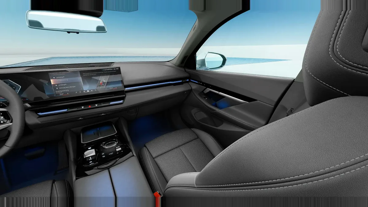 BMW Serie 5 520d en renting para particulares — Trasera