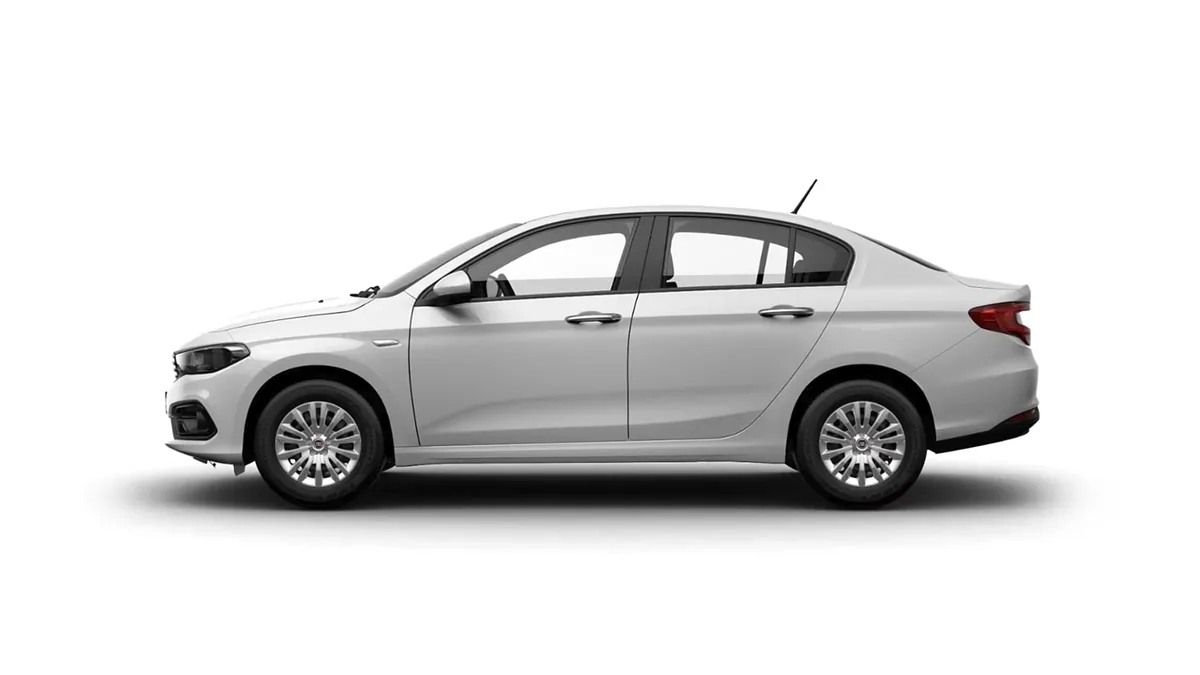 Fiat Tipo Sedán 1.6 Diésel 96kW (130CV) en renting para particulares — Lateral