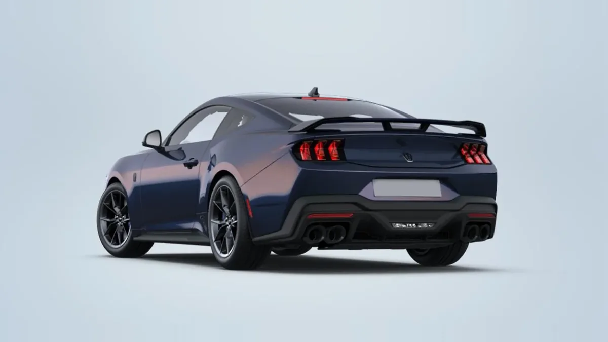 Ford Mustang 5.0 Ti-VCT V8 Mustang Dark House AT en renting para particulares — Trasera