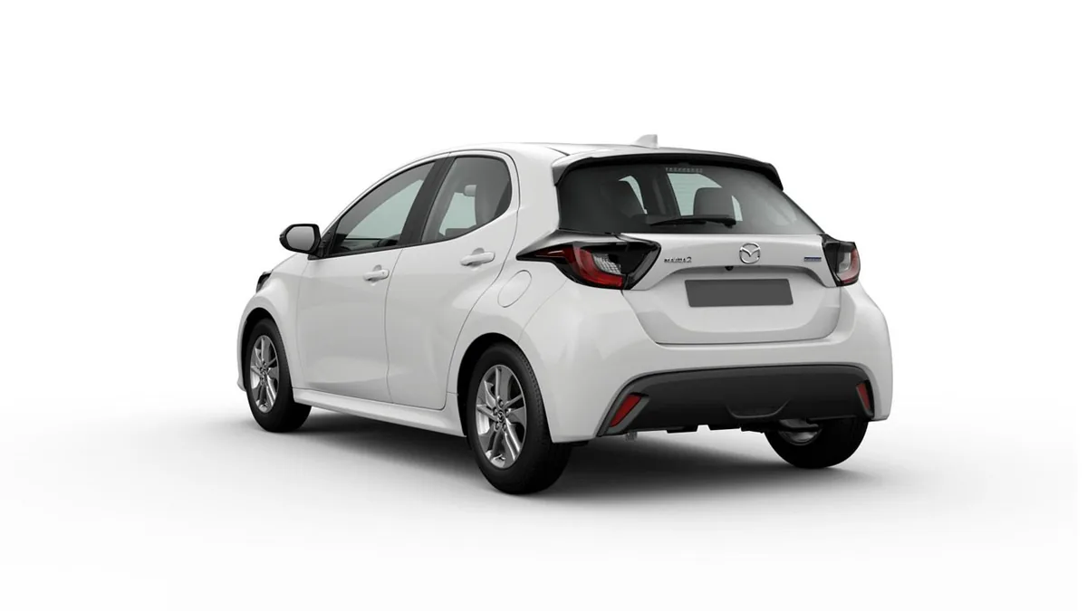 Mazda 2 Hybrid 1.5 85kW 116CV CVT Centre-Line en renting para particulares — Trasera