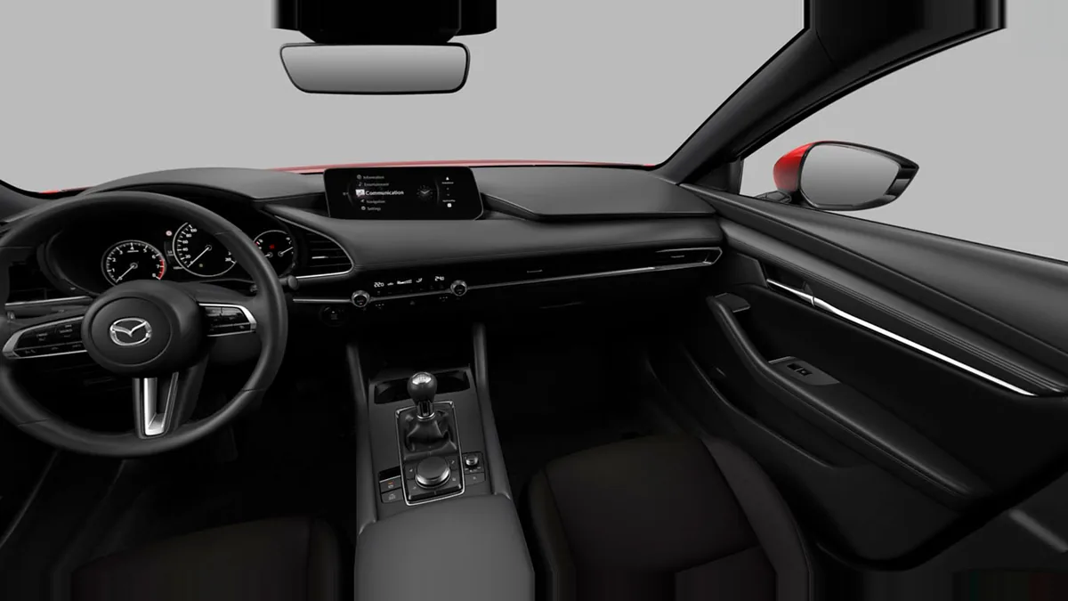 Mazda 3 2.5L e-Skyactiv G MHEV 140CV 6AT Centre-Line RD en renting para particulares — Interior