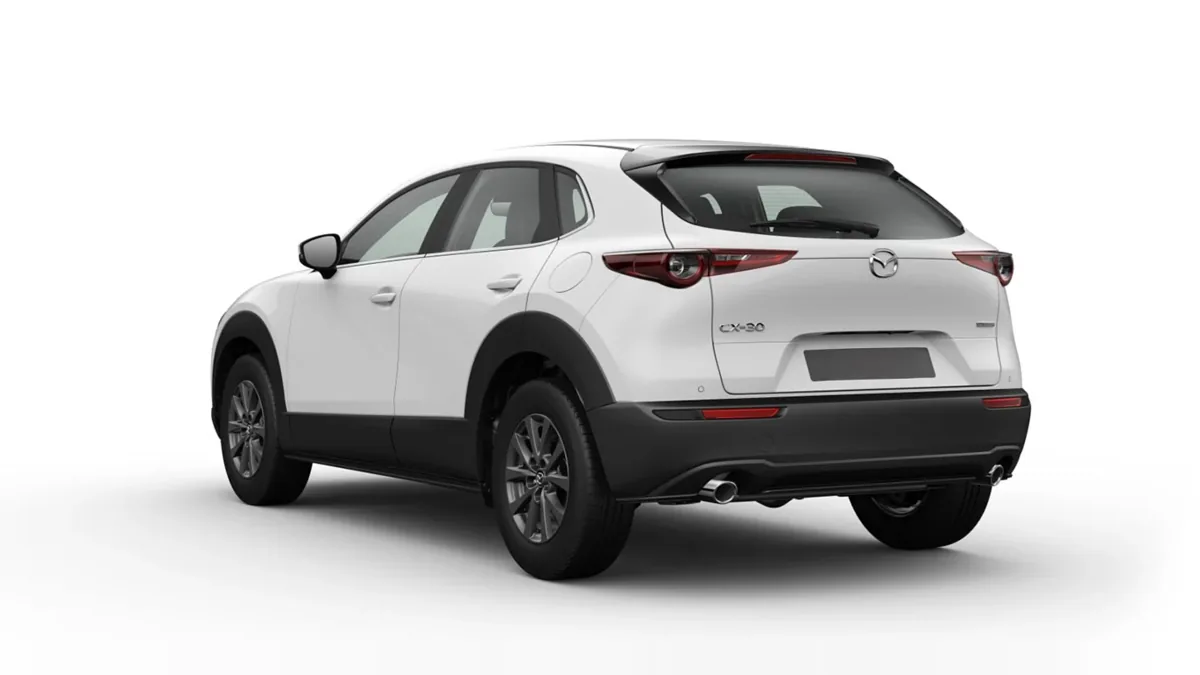 Mazda CX 30 2.5L e-SkyAct G MHEV 103kW Prime-Line en renting para particulares — Trasera