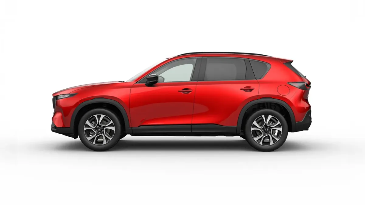 Mazda CX-5 2.5 e-Skyactiv-G MHEV 141cv Centre-Line FWD en renting para particulares — Lateral