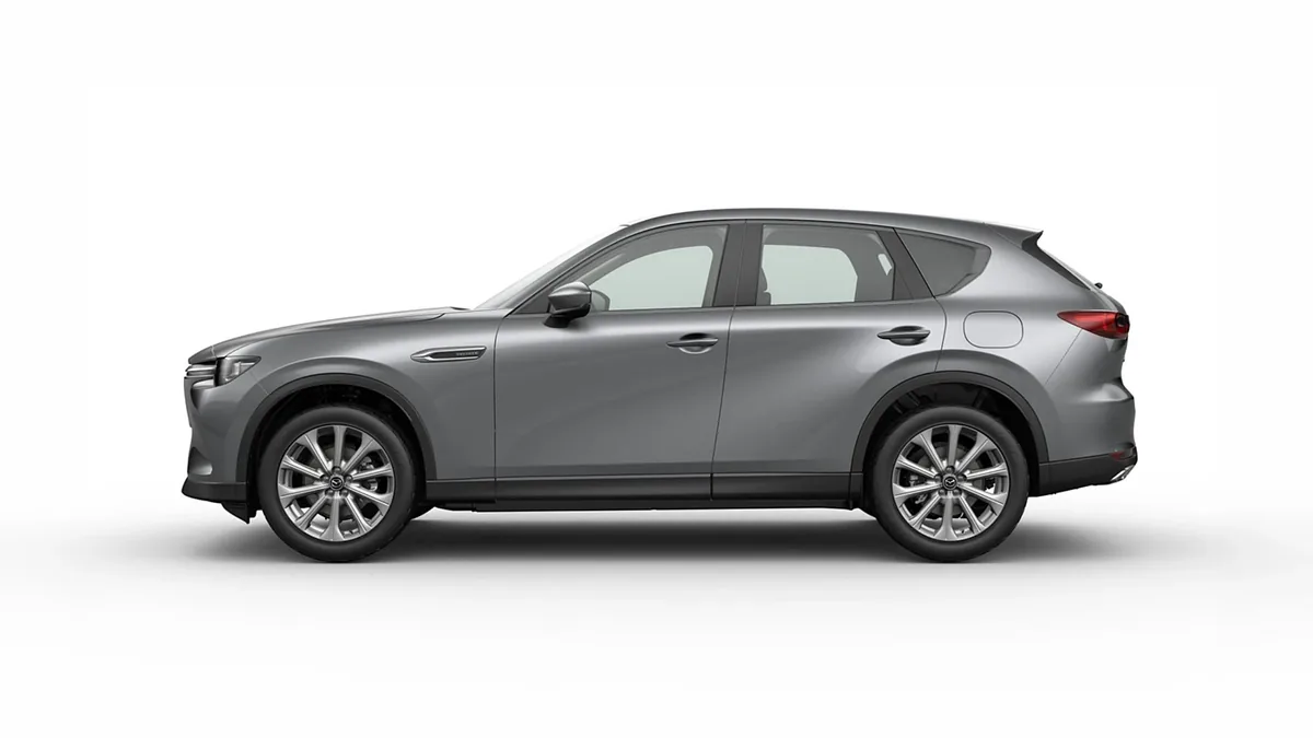 Mazda CX-60 e-Skyactiv D MHEV 8AT RWD Exclusive-Line en renting para particulares — Lateral