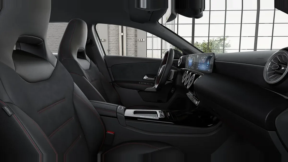Mercedes-Benz CLASE A 250 e con tecnología híbrida EQ en renting para particulares — Delantera