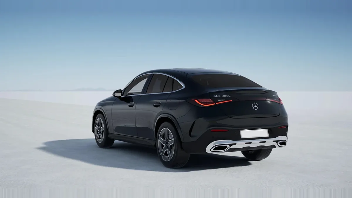 Mercedes-Benz GLC Coupé 300 e 4MATIC en renting para particulares — Trasera
