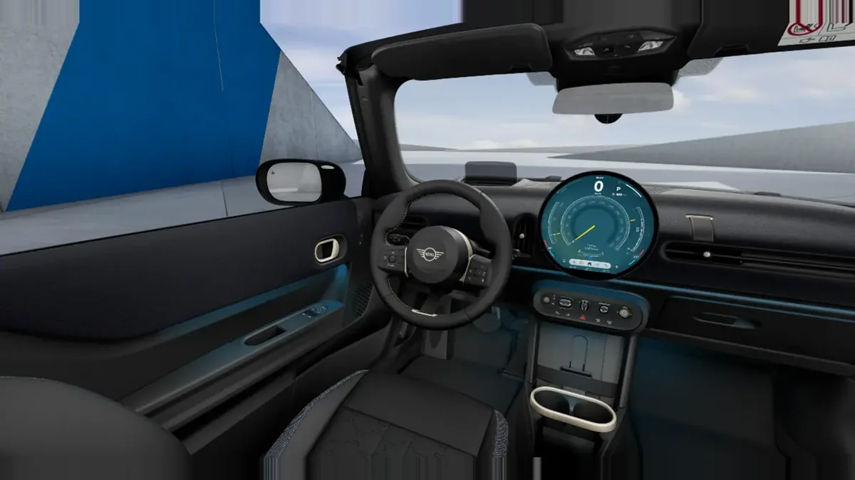 MINI Cooper C Cabrio Classic en renting para particulares — Delantera