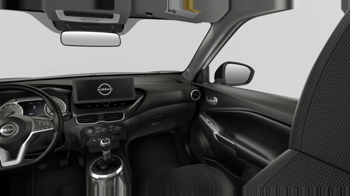 Nissan Juke 1.0 DIG-T 114CV Acenta II en renting para particulares — Interior