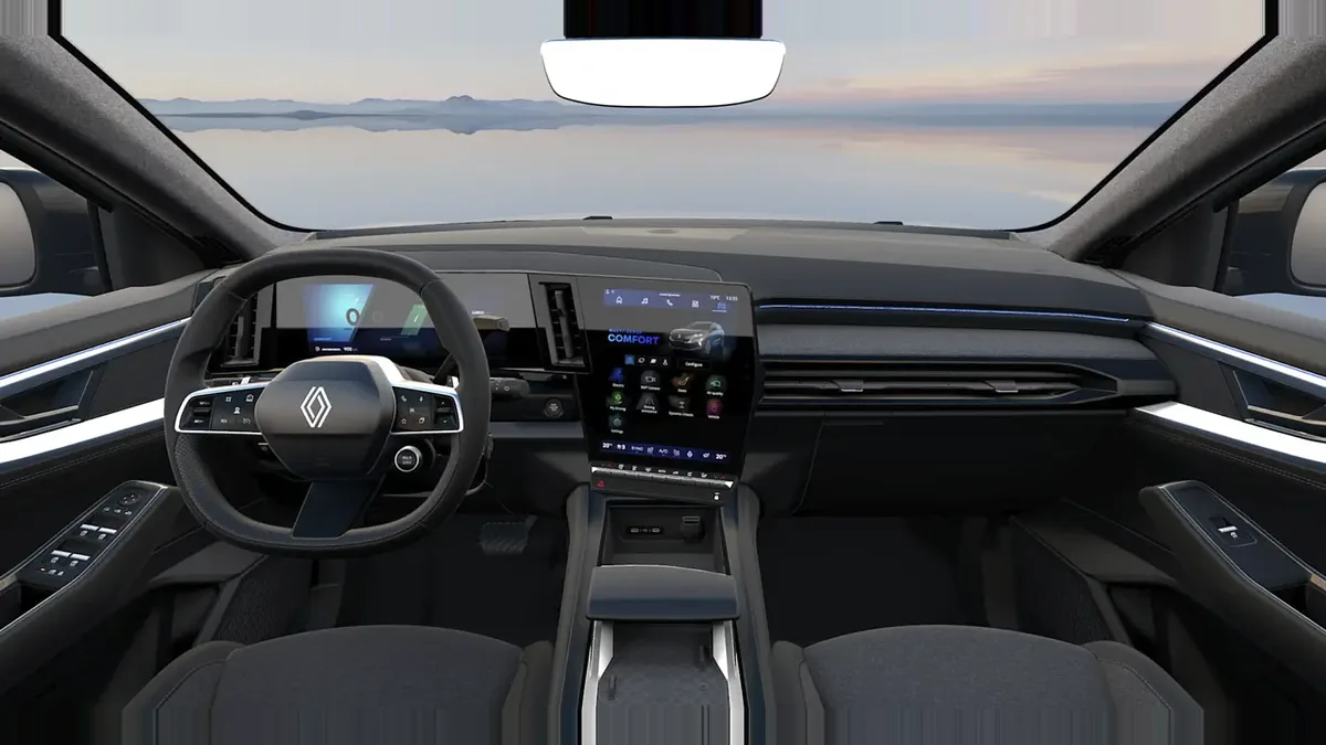 Renault ESPACE TECHNO E-TECH FULL HYBRID 200CV en renting para particulares — Delantera