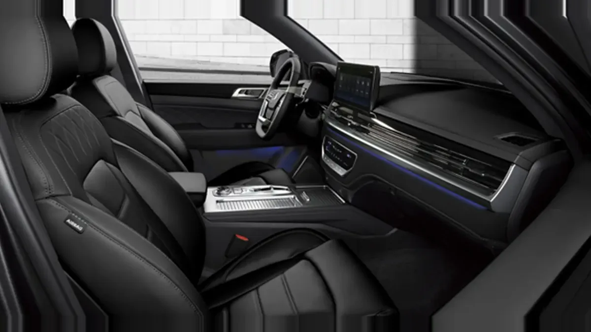KGM Rexton D22 DTR Pro 4x4 Aut. en renting para particulares — Interior